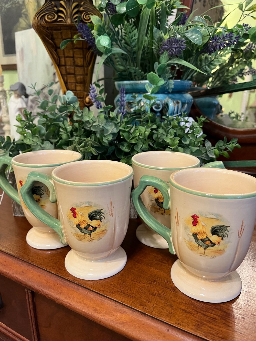 Set of four Royal Rooster Mug by Gibson Designs